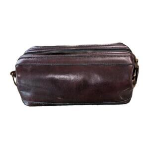 Utili-Kit by Bosca Toiletry Nice Leather Dark Brown USA Made